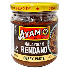 AYAM 雄雞標 馬來西亞 巴東仁當 咖哩醬, 185g, 1罐
