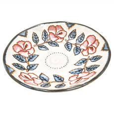 JUST HOME 日本製陶瓷8吋, 湯盤, 玫瑰花, 1組