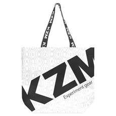 KZM 購物袋 RPET 80%/聚酯纖維 20%, 1個, BLACK & WHITE