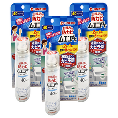 KINCHO 金鳥 浴室防霉噴霧 40 Push, 哈薄荷香味, 40ml, 3瓶