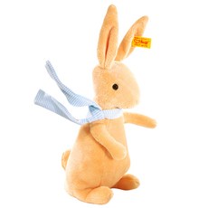 Steiff 德國金耳釦泰迪熊 黃標玩偶 柔軟絨毛材質 德國品牌保證, 20cm, 橘色, 1個