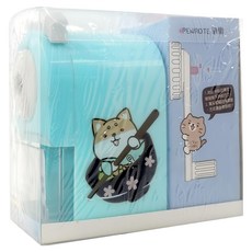 PENROTE 筆樂 柴語錄 大小通吃削鉛筆機, 藍色, 1個