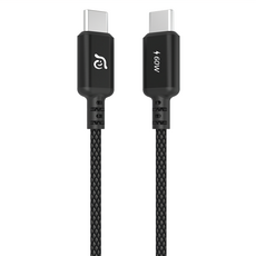 ADAM elements 亞果元素 USB-C-USB-C 充電傳輸線 CASA 60W, 黑色, 1條, 120cm