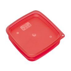CAMBRO FreshPro方形盒密封蓋, 6/8qt, 紅色, 1個