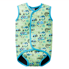 Splash About BabyWrap 包裹式保暖泳衣 - 國王變色龍，2.5MM厚度, S