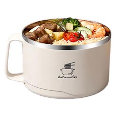 304不鏽鋼大容量泡麵杯, 1個