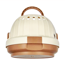 Carno 卡諾 UFO外出籠 PVC材質 適用於攜帶鼠、倉鼠、松鼠、灰鼠等小動物, 熊頭棕, 1個