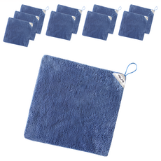 TELITA 日本大和抗菌防臭超細纖維吸水擦拭巾 TA9601 藍色 30 x 30cm 10條