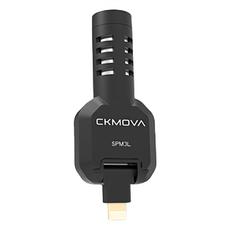 CKMOVA 迷你麥克風 手機專用 即插即用 高靈敏度收音 附防風罩, 黑色, 1個