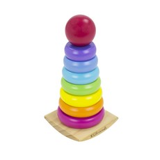 KCFriends 彩虹套圈 Set, 促進孩子視覺發展, 幫助小手肌肉發展, 安全無毒, Multicolor, 1組