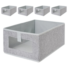 PATTO RABBIT 百特兔 棉麻收納盒, AS7861, 5個