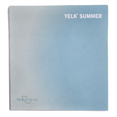 夏日漸層暈染方形便利貼/N次貼 40g, 藍色 夏日冰塊, 10個, 1組