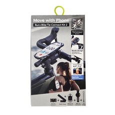 Bone 蹦克 跑步 + 單車手機綁接套組 2, 1組, 黑色