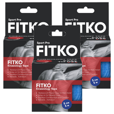 FITKO 飛客 肌力貼 運動型升級款 5cm x 5m, 1捲, 3盒