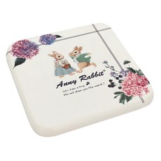 Anny Rabbit 安妮兔 珪藻土杯墊-繡球花-盒裝, 1入, 繡球花, 約W10cm x H10cm x D0.9cm