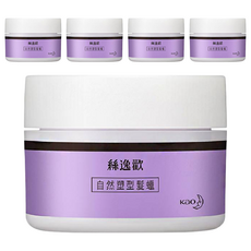 Liese Sifone 絲逸歡 自然塑型髮蠟 輕鬆再塑 護髮保濕, 60g, 5罐