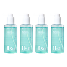 ilso 深層毛孔淨化卸妝油 溫和卸妝 積雪草舒緩, 4瓶, 200ml