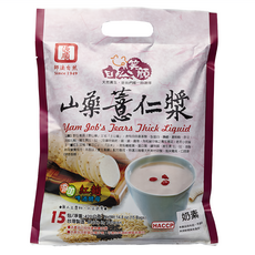 源順食品 自然笑顏 山藥薏仁漿 添加紅麴 無人工香料色素 沖泡方便 健康美味, 420g, 1袋