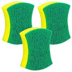 BangJiaShi 幫家適 雙面海綿菜瓜布 小腰款, 90個, 10 x 8 x 3cm