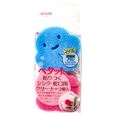 aisen 造型海綿刷 Set 2件組 精靈, 超極細纖維刷, 2個, 1組