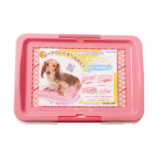 armonto 阿曼特 防抓平面式廁所盆 M (63 x 48 x 6cm), 粉色, 1個