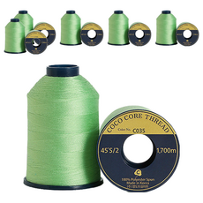 COTTONVILL 高級縫紉機線 Set, 45'S/2 色號 C035, 1700公尺 2入, 6件