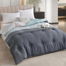 Betrise 貝翠絲 石墨烯蓄熱抗菌天絲親膚絨可水洗暖冬被 升級加厚款 3kg, 1組, 思想
