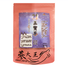 瑪卡人蔘五寶茶包 Set, 黑瑪卡+黑人蔘+黑黃精, 調整體質, 活力之果, 男人茶, 6g, 10包, 1袋