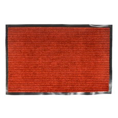 home KENGTAI 彩尼門墊 吸水易揮發 耐磨纖維絲材質 防滑PVC底部, 紅色, 1個