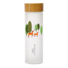 Corelle Brands 康寧餐具 Snapware 耐熱玻璃水瓶, 春日森林, 630ml, 1個