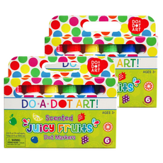 DO-A-DOT ART 點點畫筆 Set 6入, 水果香氛, 2盒