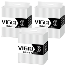 VIGO 威哥 多功能尿布墊 竹炭除臭款, 瞬吸防漏, 反滲面層, 3包, 100片, 45 x 33cm