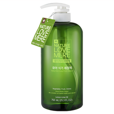 NATURE LOVE MERE 嬰幼兒餐具洗潔精, 750ml, 1瓶
