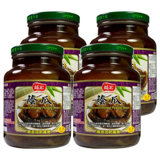 龍宏 蔭瓜 650g, 古早味佐餐, 無添加防腐劑, 4罐