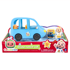 CoComelon 可可瓜 豪華聲光休旅車 內含5個公仔 3歲以上, 1個, 藍色