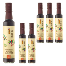 陳稼莊 桑椹醋 無農藥果園 無色素, 250ml, 6瓶