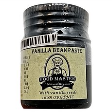 FOOD MASTER 大師食品 馬達加斯加波本天然香草醬，15g，適用於各式烘焙食品、乳製品、巧克力等, 1瓶
