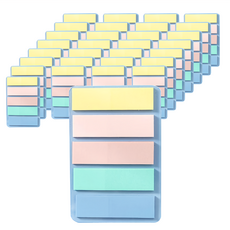 本小姐索引貼, 125張(25張*5色), 粉紫色/莫蘭迪色, 50個