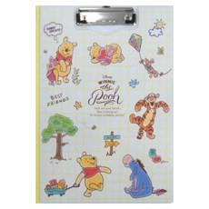NAN PAO 南寶文具 丹麥夾 A4 Winnie the Pooh 小熊維尼圖案, 單一顏色, 1個