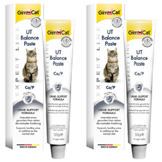 Gim Cat 俊寶俊喵 UT Balance Paste 營養膏 酸化尿液PH值 維持貓咪健康 50g, 泌尿道保健, 2條