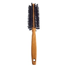 Braun Wettberg 珀薇 德國製 FSC原木黑豚鬃熱塑捲髮梳, 1支