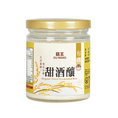 菇王 有機甜酒釀 自然發酵 無添加劑, 240g, 1罐