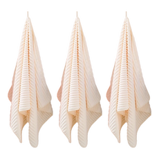 糖果絨 70*140cm 雲朵毛浴巾 珊瑚絨 高密度精梳 不易掉毛, 杏色, 3條