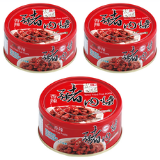 台糖 安心豚香辣豬肉醬 嚴選台糖豬肉 香辣風味 無添加防腐劑, 160g, 3罐