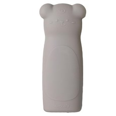 MODU'I BLUEMAMA 熊熊餐具收納盒, 鉑金矽膠材質，耐熱-40°C~210°C, 摩卡, 1個