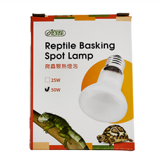 ISTA 伊士達 爬蟲聚熱燈泡，25W/50W兩棲爬蟲類小動物適用, 1個, 透明