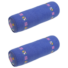 Begozani 長形扁柏蕎麥穀物頸枕 藍色, 小 30*9cm, 2件