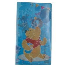 Winnie the Pooh 小熊維尼 雙層文件夾 Set 6 塑膠PP, 派對藍, 1組