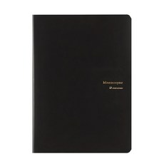 Maruman Mnemosyne 5mm方格隨記本 輕便易攜帶, 黑色, 1本