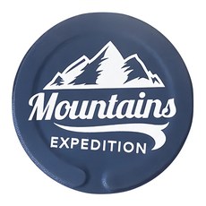 ergomi 輕薄手機引磁貼片, 60*60*0.9mm, 3.5g, 1個, 山系一號 深藍色 + 白色